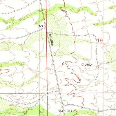 United States Geological Survey Twin Buttes, AZ (1981, 24000-Scale) digital map