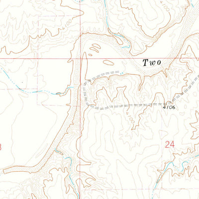 United States Geological Survey Twin Buttes, CO (1971, 24000-Scale) digital map