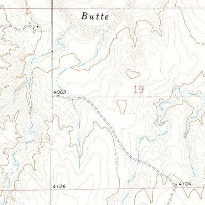 United States Geological Survey Twin Buttes, CO (1971, 24000-Scale) digital map