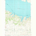 United States Geological Survey Twin Buttes, ND (1967, 24000-Scale) digital map
