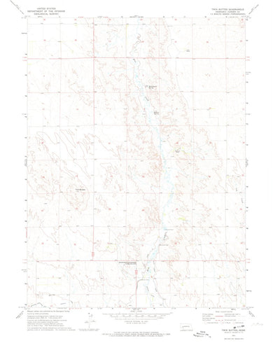 United States Geological Survey Twin Buttes, NE (1971, 24000-Scale) digital map