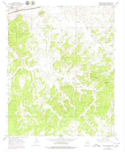 United States Geological Survey Twin Buttes, NM (1963, 24000-Scale) digital map