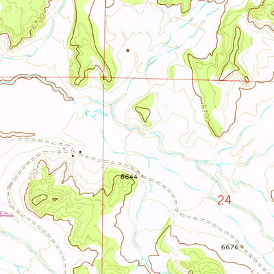 United States Geological Survey Twin Buttes, NM (1963, 24000-Scale) digital map