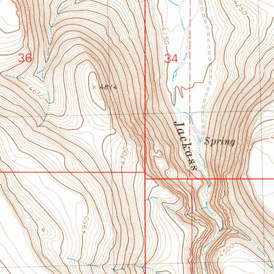 United States Geological Survey Twin Buttes, OR (1980, 24000-Scale) digital map