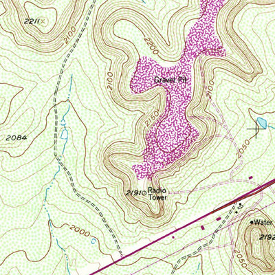 United States Geological Survey Twin Buttes, TX (1957, 24000-Scale) digital map
