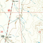 United States Geological Survey Twin Buttes, WY (1960, 24000-Scale) digital map