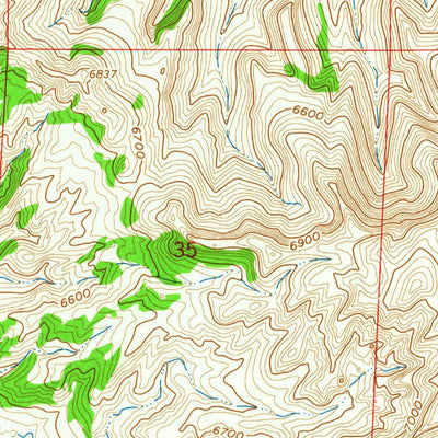 United States Geological Survey Twin Buttes, WY (1960, 24000-Scale) digital map