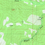 United States Geological Survey Twin Crags, ID (1950, 24000-Scale) digital map
