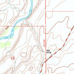 United States Geological Survey Twin Creek, WY (1991, 24000-Scale) digital map