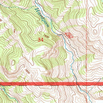 United States Geological Survey Twin Creek, WY (1991, 24000-Scale) digital map