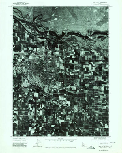 United States Geological Survey Twin Falls, ID (1976, 24000-Scale) digital map