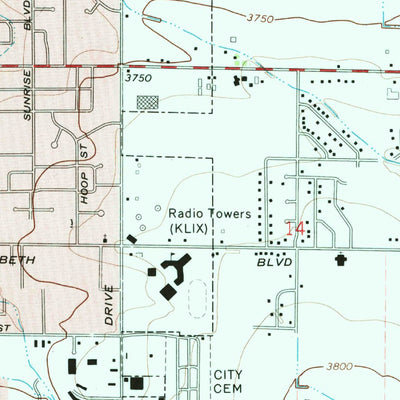 United States Geological Survey Twin Falls, ID (1979, 24000-Scale) digital map