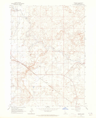 United States Geological Survey Twin Falls NE, ID (1964, 24000-Scale) digital map