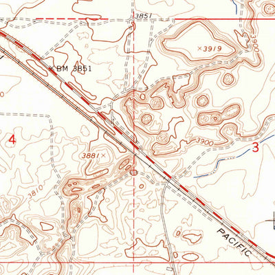 United States Geological Survey Twin Falls NE, ID (1964, 24000-Scale) digital map