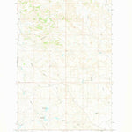 United States Geological Survey Twin Forks Reservoir, MT (1967, 24000-Scale) digital map