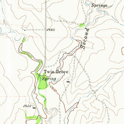 United States Geological Survey Twin Grove, TX (1972, 24000-Scale) digital map