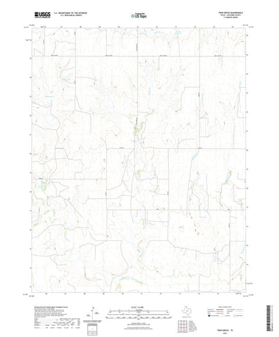 United States Geological Survey Twin Grove, TX (2022, 24000-Scale) digital map