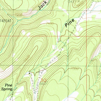 United States Geological Survey Twin Hollow, UT (1985, 24000-Scale) digital map