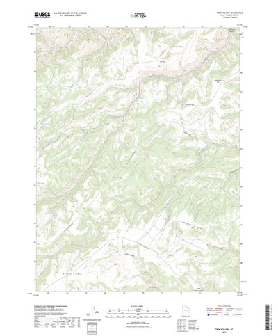 United States Geological Survey Twin Hollow, UT (2023, 24000-Scale) digital map