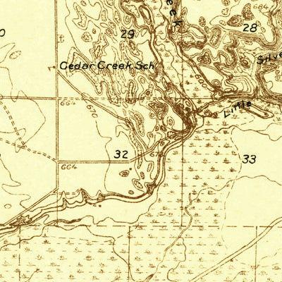 United States Geological Survey Twin Lake, MI (1929, 48000-Scale) digital map