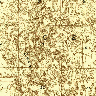 United States Geological Survey Twin Lake, MI (1929, 48000-Scale) digital map