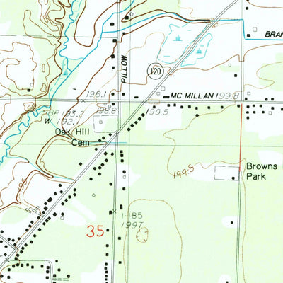 United States Geological Survey Twin Lake, MI (1985, 24000-Scale) digital map