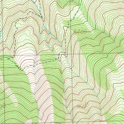 United States Geological Survey Twin Lakes, CA (1990, 24000-Scale) digital map