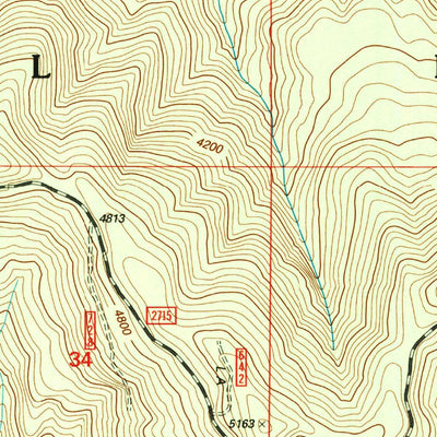United States Geological Survey Twin Lakes Mountain, OR (1997, 24000-Scale) digital map