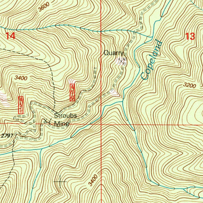 United States Geological Survey Twin Lakes Mountain, OR (1997, 24000-Scale) digital map
