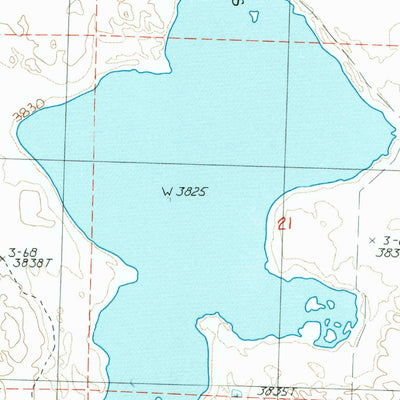 United States Geological Survey Twin Lakes, NE (1989, 24000-Scale) digital map