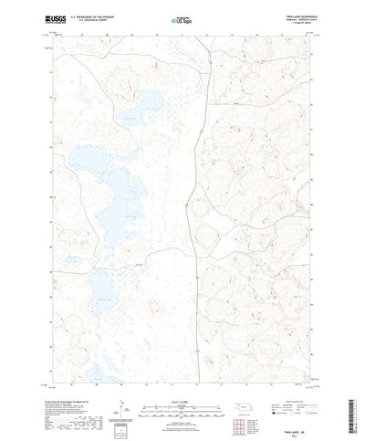 United States Geological Survey Twin Lakes, NE (2021, 24000-Scale) digital map