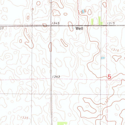 United States Geological Survey Twin Lakes, SD (1979, 24000-Scale) digital map