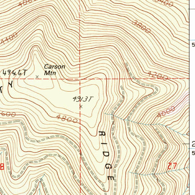 United States Geological Survey Twin Lakes, WA (1985, 24000-Scale) digital map