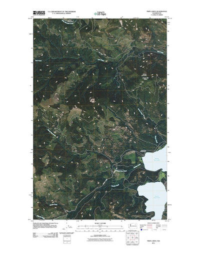 United States Geological Survey Twin Lakes, WA (2011, 24000-Scale) digital map