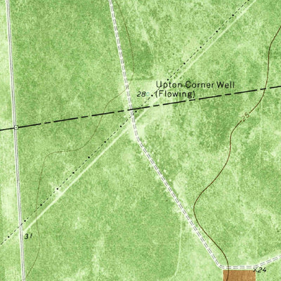 United States Geological Survey Twin Mott Lake, TX (1978, 24000-Scale) digital map