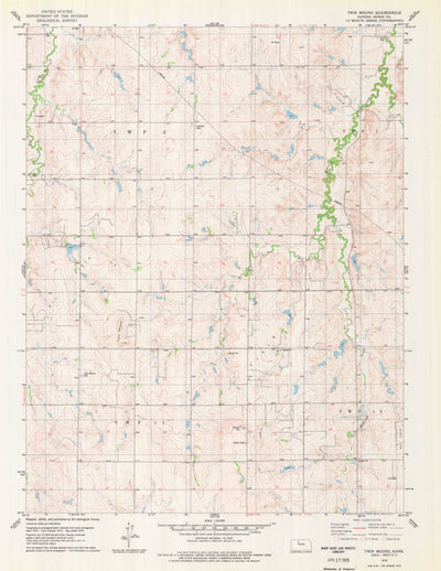 United States Geological Survey Twin Mound, KS (1978, 24000-Scale) digital map