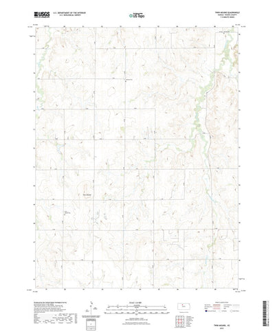 United States Geological Survey Twin Mound, KS (2022, 24000-Scale) digital map