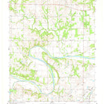 United States Geological Survey Twin Mounds, OK (1975, 24000-Scale) digital map
