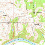 United States Geological Survey Twin Mounds, OK (1975, 24000-Scale) digital map