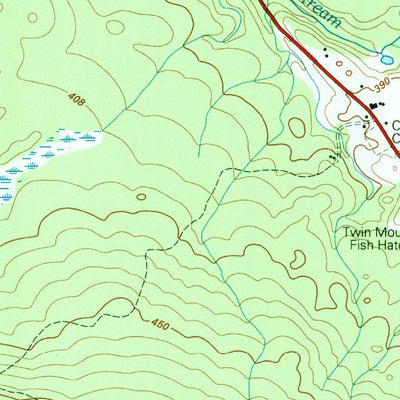 United States Geological Survey Twin Mountain, NH (1995, 24000-Scale) digital map