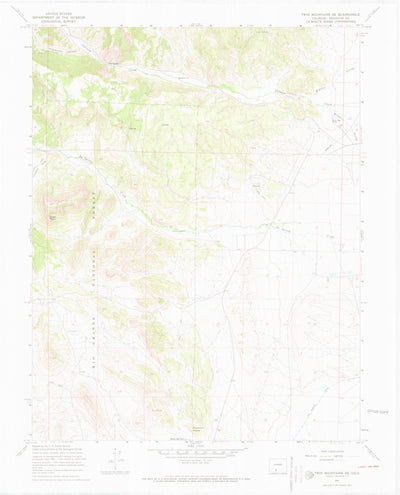 United States Geological Survey Twin Mountains SE, CO (1967, 24000-Scale) digital map