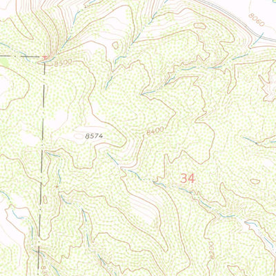 United States Geological Survey Twin Mountains SE, CO (1967, 24000-Scale) digital map