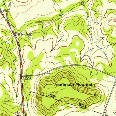 United States Geological Survey Twin Mountains, TX (1947, 24000-Scale) digital map