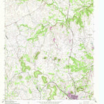 United States Geological Survey Twin Mountains, TX (1958, 24000-Scale) digital map