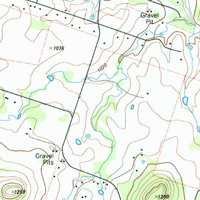United States Geological Survey Twin Mountains, TX (1995, 24000-Scale) digital map