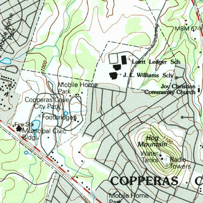 United States Geological Survey Twin Mountains, TX (1995, 24000-Scale) digital map