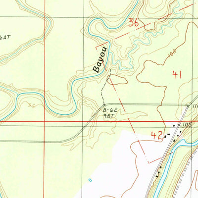 United States Geological Survey Twin Oaks, LA (1988, 24000-Scale) digital map