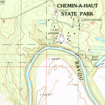 United States Geological Survey Twin Oaks, LA (1988, 24000-Scale) digital map