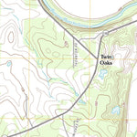 United States Geological Survey Twin Oaks, LA (2012, 24000-Scale) digital map