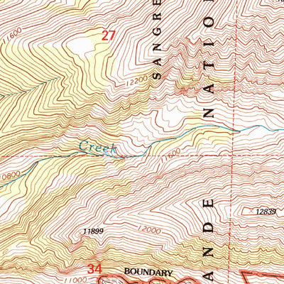 United States Geological Survey Twin Peaks, CO (2001, 24000-Scale) digital map